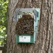 如果我收到蜜蜂在树上停留不走的情况可以采取哪些措施防止它们沾果汁或汁液吗?