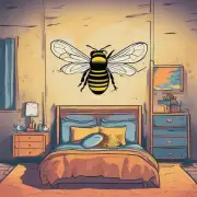 如果你看见了一只蜜蜂飞进了你家的卧室里你该怎么办呢?