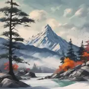 小李今天学会了画画他画了一个山峰和一些树木那么他的画作里是否只有一种颜色呢?