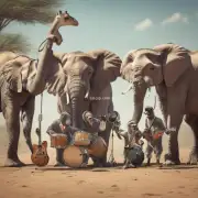 大象长颈鹿猴子组成了一支乐队他们演奏的是什么曲目呢?