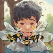 如果有一只男孩吃了蜜蜂那么他会有怎样的反应呢?