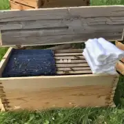 除了使用干毛巾擦拭外还有哪些方法可以清除蜜蜂箱里的水分?