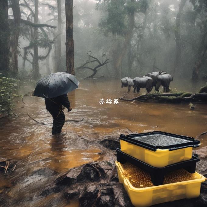 我问的第一个问题是在野外捕蜜时如果遇到雨天怎么办?